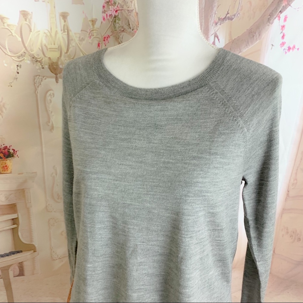 J Crew Crew Layered Lame Fringe Sweatshirt - Picture 6 of 12
